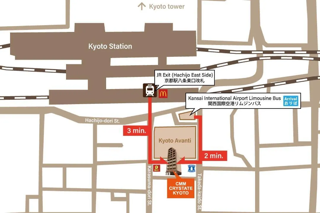 Cmm Christate Kyoto Ekimae Apartament
